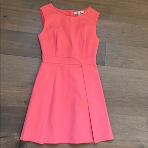 Salmon colored a line dress